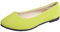 Generic Women's Ballet Flats, Casual Work Office Comfortable Cute Shoes, Ladies Flat Pumps, UK Size 7, Green