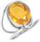 Citrin Quarz Ring 925 Sterling Silber Handgemacht Schmuck Größe 63 (20.1) (99049_CIT_R12)