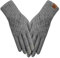 AYPOW Winter Thermo Strickhandschuhe Damen, Modische Slouchy Touchscreen Handschuhe mit Fleece Futter, Warm Dehnbare Handschuhe, Tägliche Outdoor Aktivitäten Winterhandschuhe, Geschenk Frauen Damen