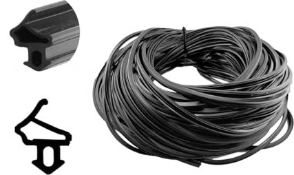 Globstar Joint de fenêtre caoutchouc EPDM 100m S-1172