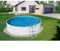 Paradies Pool® Aufstellpool Splash Pool Komplettset rund 355 x 90 cm weiß inkl. Filteranlage, Leiter, Vlies
