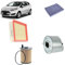 Kit tagliando 4 filtri per Ford Fiesta VI 1.6 TDCi gasolio 2008-2018