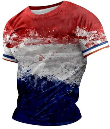 Maillot France 2024 Homme Européen Football Coupe Tshirt Imprimé avec Numéro d'été DéContracté Manches Courtes Col Rond Tops Sport Casual Respirant T-Shirt De Football(Inclus Stickers)