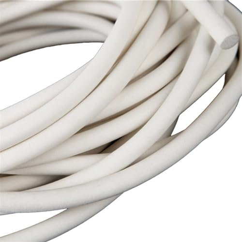 Isolierungsgummi, geschlossenzellig, rund, Schaumstoff-Stange, Silikonkautschuk, Schwammstreifen, Dichtschnur, Schaumgummi, Formdämpfer, runder Schaumstoff (Größe: 20 m, Stil: Durchmesser 1 mm)