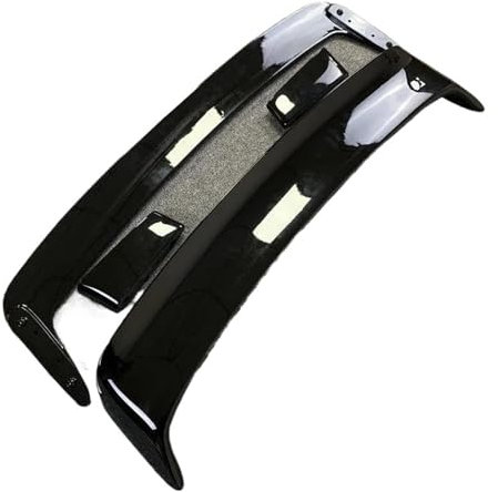 Heckspoiler Spoiler Flaps Für E36 M3 M3 Serie 1990 1991 1992 1993 1994 1995 1996 1997 1998 1999 2000 Spoiler ABS Kunststoff Materail Unlackiert Spoiler Mit Licht Kofferraum Spoiler(Bright Black)