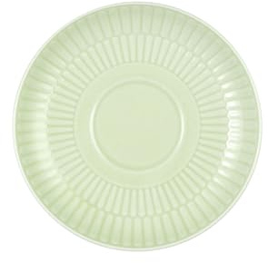 Seltmann Weiden Amina Seladon Kombi-Untertasse, 12 cm, Runder Unterteller mit dezentem Relief-Muster, Passend für Espresso- & Teetassen, Spülmaschinen- & Mikrowellenfest, Porzellan, Grün