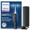 Philips Sonicare 6100, spazzolino elettrico sonico con 2 modalità di spazzolamento e 3 livelli di intensità, avviso di pressione, EasyStart, SmarTimer, nero, modello HX7401/07 [Nuova tecnologia]