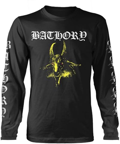 Bathory Goat Band Logo Long Sleeve T Shirt XL