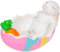 GW Box Easters Eggshells Easter Serving Dish Rabbit Tabletop Decoration Dessert Serving Bowls Decorative Egg Holder Flower Pot for Easter Party Favor