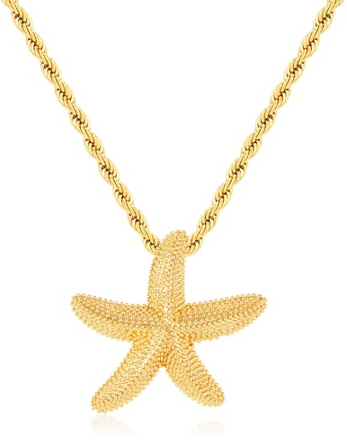 WOWORAMA Gold Shell Necklace for Women Boho Scallop Conch Shell Necklaces Vintage Ocean Sea shell Choker Pendant Necklace Adjustable Summer Beach Jewelry