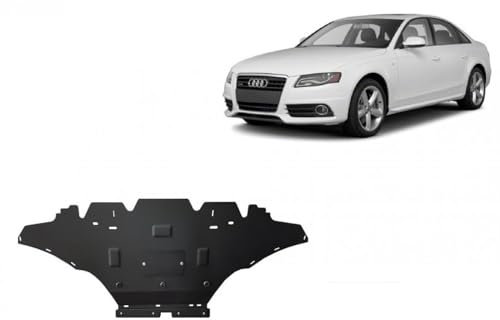 Scut Protection Unterfahrschutz aus Stahl, kompatibel mit Audi A4 B8 All Road – Diesel