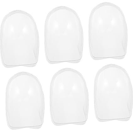Happyyami 6pcs Nail Dip Powder Tray Set Nail Powder Storage Case Recycling Container for Manicure and Salon Use