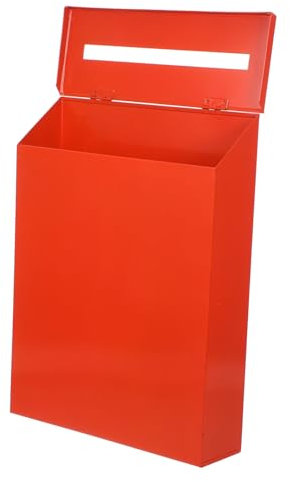 Homoyoyo Email Suggestion Box Vintage Iron Wall Mounted Mailbox for Office and Home Retro Decorative Post Box for Indoor and Outdoor Use