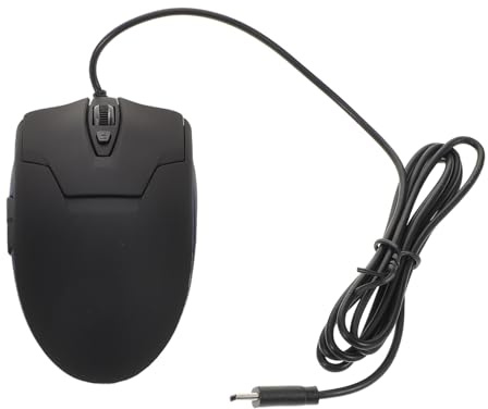 ROMISBABA 1.5m Mouse Cablato Usb c Da Gioco Pulsanti Con Retroilluminazione Led Ergonomico Con Cavo Dpi Silenzioso Per Computer e Laptop Gaming
