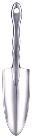 Hohopeti Pelle de Jardinage en Aluminium Léger, Spatule de Jardin pour Creuser et Transplanter, Petite Pelle Multifonction pour Jardinage Intérieur et Extérieur, Outil de Fouille Pratique