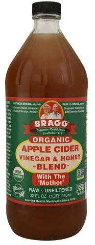 Bragg Organic Apple Cider Vinegar Honey Blend - 473ml (Pack of 4