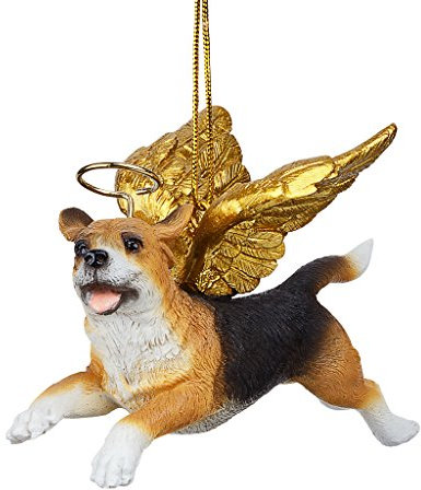 Design Toscano JH170713 Weihnachtsornament – Ehre Cabot Beagle Urlaub Engelshut Ornamente