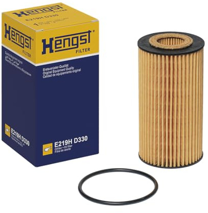 HENGST - Ölfilter E219H D330 - Öl-Filtereinsatz für KFZ | Hochwertiger Motorölfilter für KFZ mit Otto- oder Dieselmotor - Robuster Ölfilter mit hoher Schmutzaufnahmefähigkeit