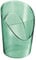 Esselte - Pot à Crayons à 2 Compartiments, Maison / Bureau, Motif Texturé, Gamme Colour'Breeze, Vert, 626270