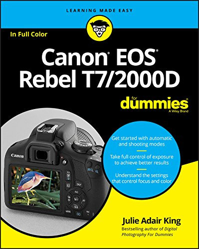 Canon EOS Rebel T7/2000D For Dummies (English Edition)