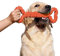 atopo Robustes Hundespielzeug 13 Inch Knochen geformt Kauspielzeug aus Hartgummi mit Konvexes Design stark interaktives Spielzeug für große kleine Hunde, Zähne reinigen und Zahnfleisch massieren