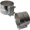 4 Lap Joint Exhaust Band Clamp - Stainless Steel Lap Joint Exhaust Band Clamp With 1 Block 2Pcs For 4 Od To 4 Id Exhaust Pipe, Muffler, Elbow And Exhaust Tubing Connection(2 Pack)
