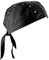 Leder-Bandana, Biker-Doo Do Rag, Headwrap mit Nieten, Capsmith Du Rag, Schwarz, Einheitsgröße