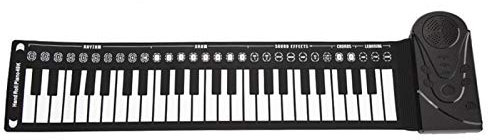Pianoforte roll-up a 49 tasti, tastiera elettrica pieghevole portatile Tastiera pieghevole flessibile per principianti e bambini