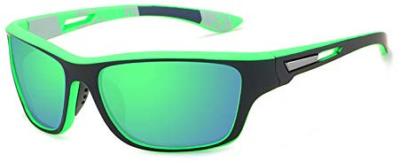 Hemens Polarisierte Sportbrille Sonnenbrille Herren fahrradbrille damen mit UV400 Schutz für Autofahren Laufen Radfahren Angeln Golf Sonnenbrille