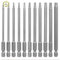 Haisheng 11PCS Puntas Destornillador Torx Largo y de Seguridad T6-T40 (100MM, S2)