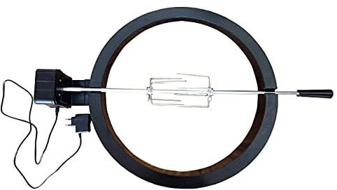 KAMADO BONO Charcoal BBQ Grill Kettle Rotisserie Ring for Kamado Bono Media Grills I Electric Barbecue