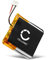 CELLONIC, Akku für Headset kompatibel mit Sennheiser GPS 670, GSP 670, GSP 500 (350mAh, 3.7V) Ersatzakku AHB552826TPC-2
