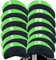 Golf Iron Head Covers Neoprene numbers Value 12 Pcs Set, Golf Iron Headcovers Protector for Club Mens Elasticity Protable Fit All Brands Not Visible (12 Pcs-Green)