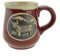 Glen Appin Tasse en céramique pour café ou bière - 500 ml - Motif vache des Highlands - Rouge