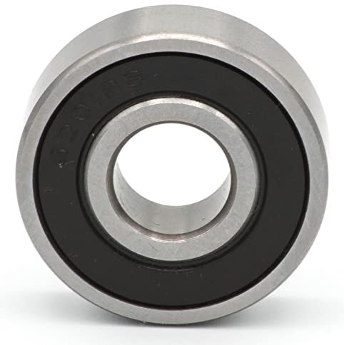 Parts and Parts Rillenkugellager 6201 2RS, 12x32x10mm, DIN 625 ISO 15, Hochgeschwindigkeits-Radiallager, reibungsarm, leichtgängig, ideal für Fahrzeuggetriebe und Industriemaschinen