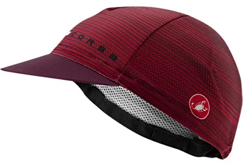 CASTELLI 4523033-421 Rosso Corsa Cap Hat Men's Bordeaux Uni