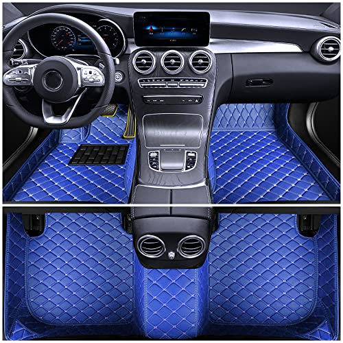 Auto Fußmatten für Mercedes Benz E-Class W212 2009-2016 Allwetter Fussmatten Set Zubehör Fußmatte,Blau