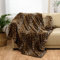 BNuitland Flanelldecke in Doppelbettgröße mit Aufbewahrungstasche für Bett, Sofa, Couch, Reisen, 300 g/m², doppelseitig, superweich, flauschig, Geparden-Druck, Decke für Erwachsene und Kinder, 152,4 x