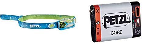 PETZL TIKKID Lampe Frontale Mixte Adulte, Bleu, Taille Unique & CORE - Batterie Rechargeable - Lampe Frontale - Compatible : TIKKID, TIKKINA, TIKKA, ZIPKA, ACTIK, ACTIK CORE, TACTIKKA, TACTIKKA