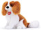 Trudi Klassik 22335 Plüschhund Cavalier King 16 x 27 x 30 cm (M), hochwertiges Stofftier mit weichen Materialien, Plüschfigur mit realistischen Details, waschbar, Kuscheltier für Kinder, Braun/Weiß