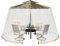 LIFEZEAL Zanzariera Ombrellone da Giardino, Zanzariera Gazebo da Patio, Regolabile, Schermo Rete per Esterno Anti Zanzara, Mosche, AntiVento, 2 Aperture a Cerniera, Stabile Base,12,5x2,3m, Beige