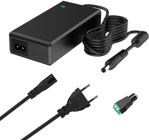 SVNOOC Netzteil 19V 3.42A mit 5.5mmx 2.5mm Stecker für Laptop CCTV Kamera DC Pumpe Fan Adapter 100~240V AC zum DC Konverter 65W