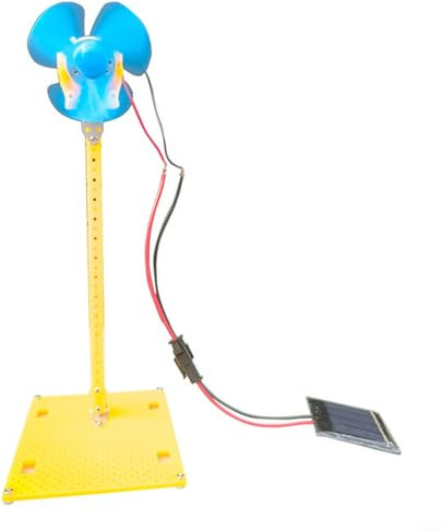 Micro Solar Stromerzeuger mit Lüfter, Solar Turbine Generator Kit, DC 0-20V Micro Dynamo Generator für DIY Lehre Wissenschaft Bildung