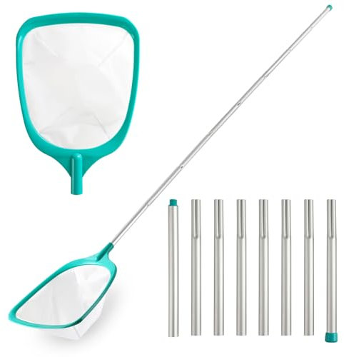 Loiyadn Poolkescher, Pool Skimmernetz mit massivem Kunststoffrahmen, Skimmernetz