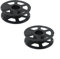 CWOQOCW Empty Cable Wire Wrap Reel Drum, Christmas Lights Tidy Storage Reel, Rotating Cable Rope Filament(2pcs)