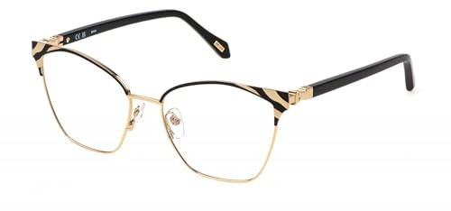 Just Cavalli Damen Vjc072 Brillenfassungen auf Rezept, Braunes Oberteil + Pfirsich, 55/135/17