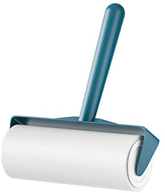 KaAfaL Rodillo de pelusa grande for pelo de mascotas, paquete de 300 hojas/5 recambios, quitapelusas extra pegajoso de 6,3 pulgadas for ropa, alfombras, Rodillo quitapelusas, herramienta for quitar pe