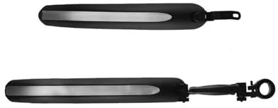 Fahrrad-Hinterradschutzblech, einziehbar, MTB-Kotflügel, 2-teiliges Set mit Vorderradbrett, ABS-Teile, Fahrradzubehör, Ass Saver (Farbe: 0714018)