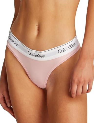Calvin Klein String Femme Thong sous-Vêtement, Rose (Buff Pink), XS