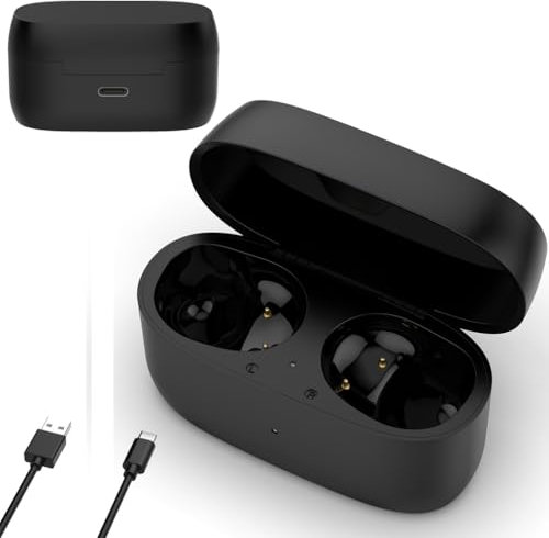 Charging Case for Jabra Elite4 Active, Elite4 Active Charging Case Wireless Eearbuds Charging Compartment for Elite4 Active BT Earphone Charger Box